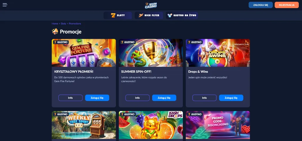 kasynie Bison Casino
